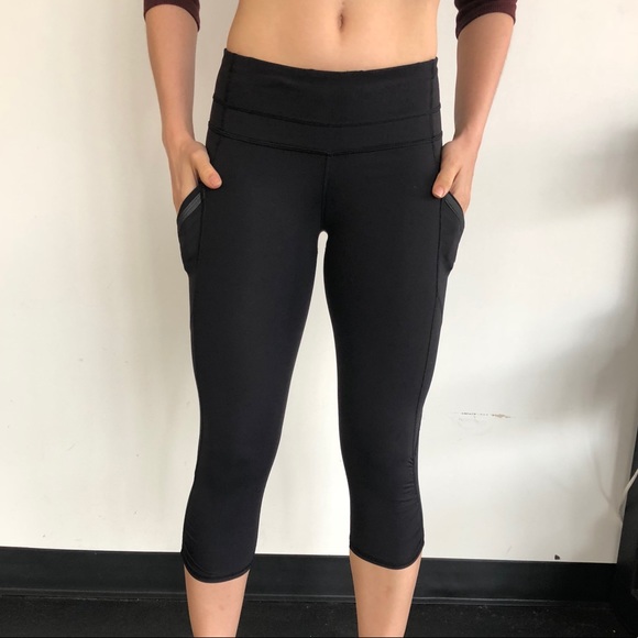 lululemon crop with pockets